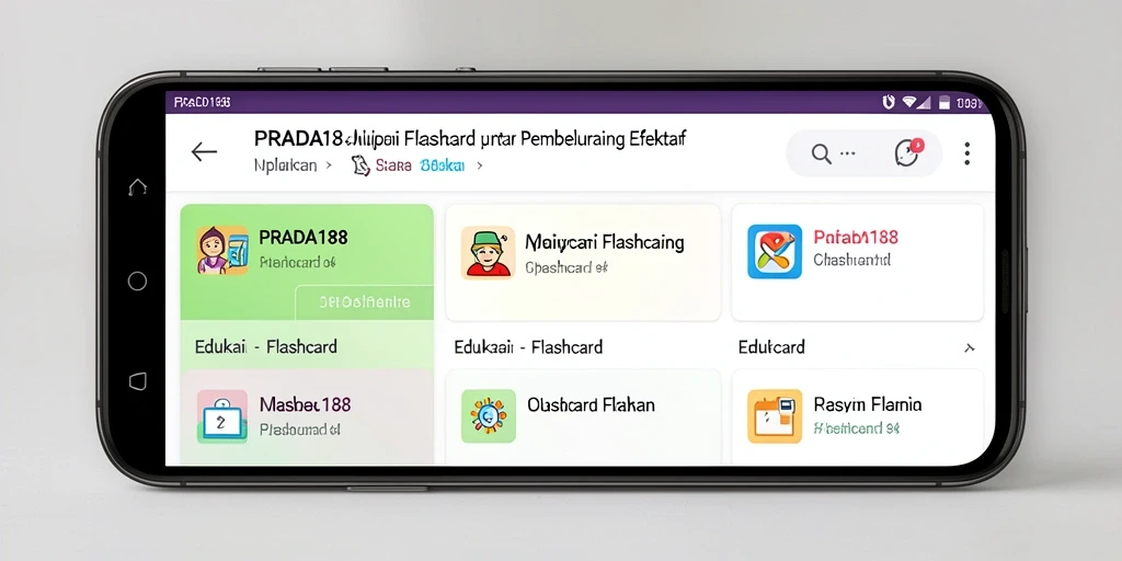 Tampilan antarmuka aplikasi PRADA188 yang sederhana dan fungsional.